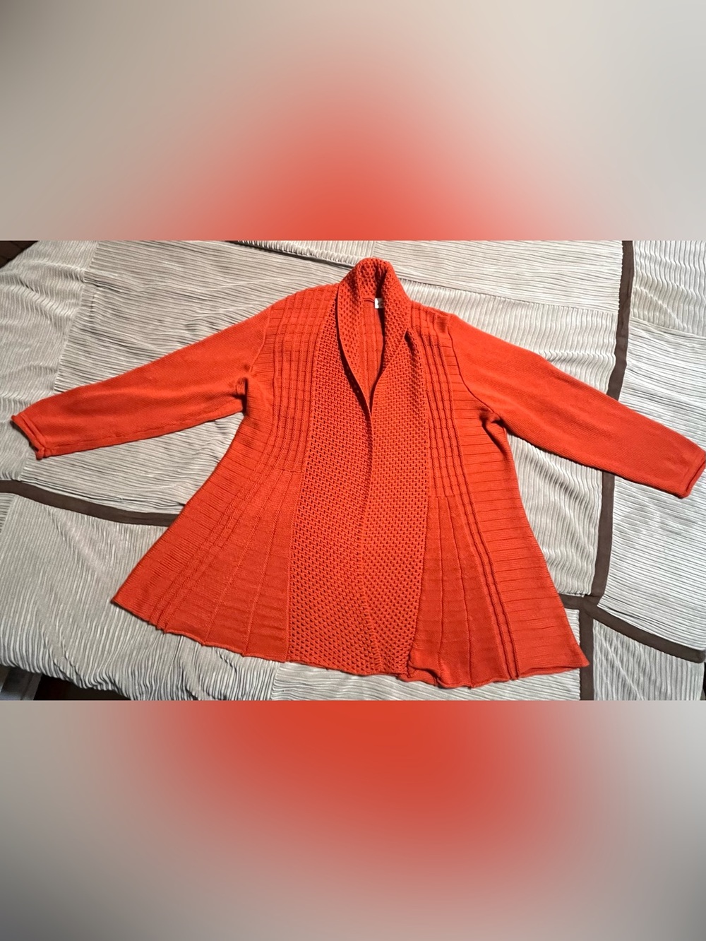 Kim Rogers Open-Front Knit Cardigan - Picture 5 of 7